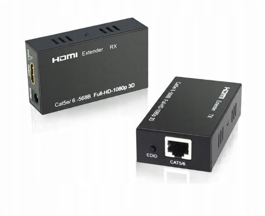 

Konwerter Hdmi Lan RJ45 60m Przedłużacz Extender