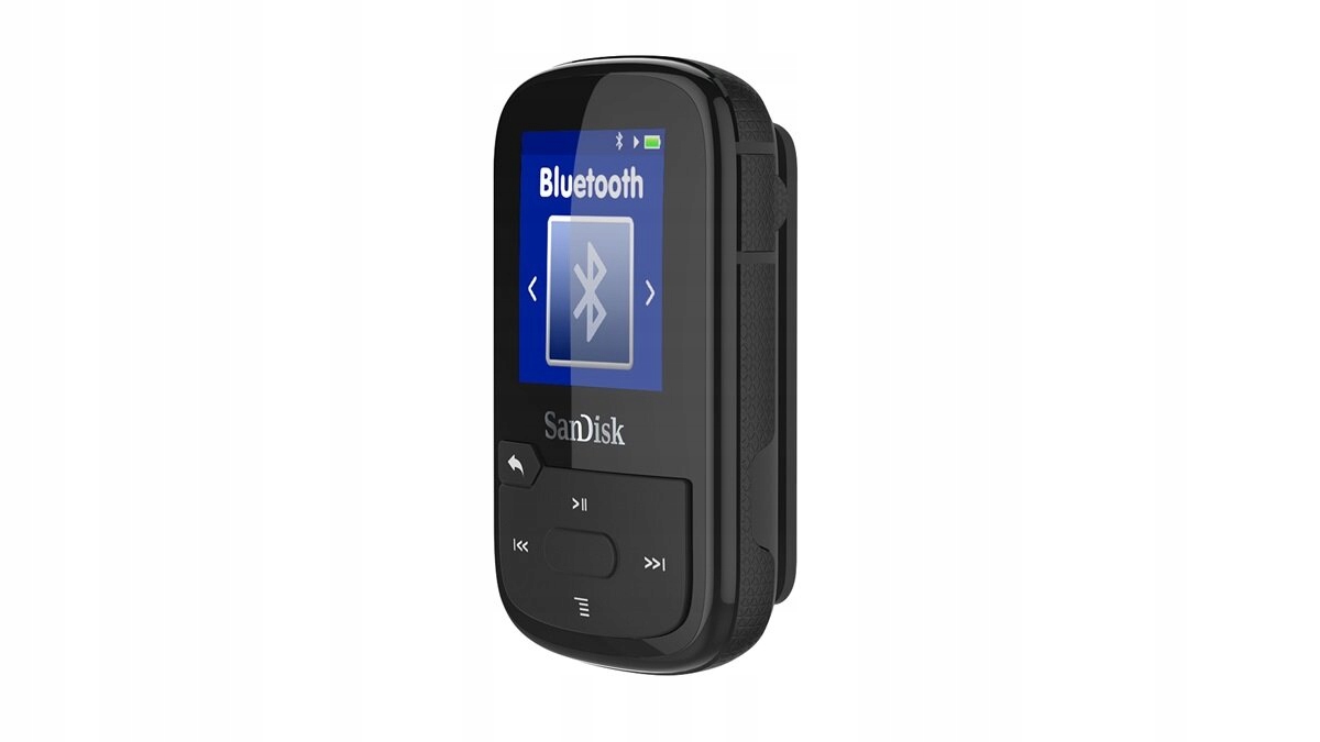 Odtwarzacz MP3 SANDISK Clip Sport Plus 32GB Czarny Waga produktu 28 g