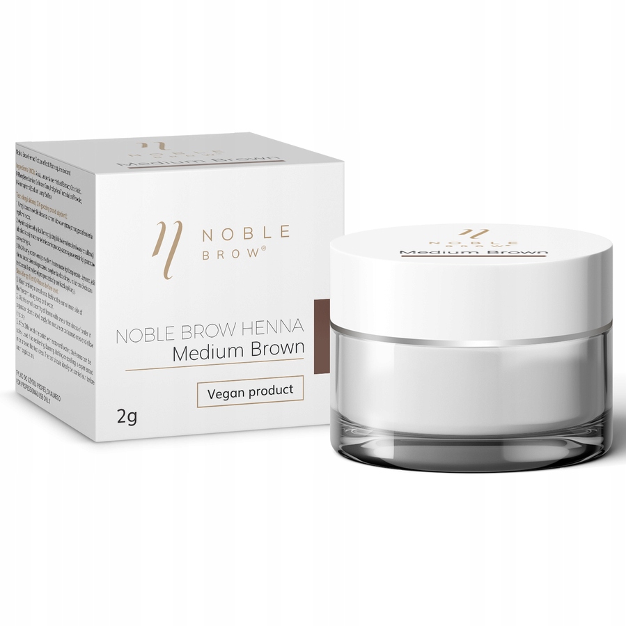 

Henna pudrowa do brwi Noble Brow Medium Brown