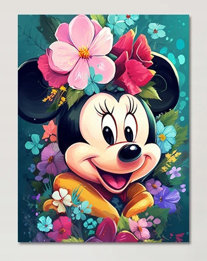 Vyšívací sada Kanwa Mulina Disney Mickey Mouse