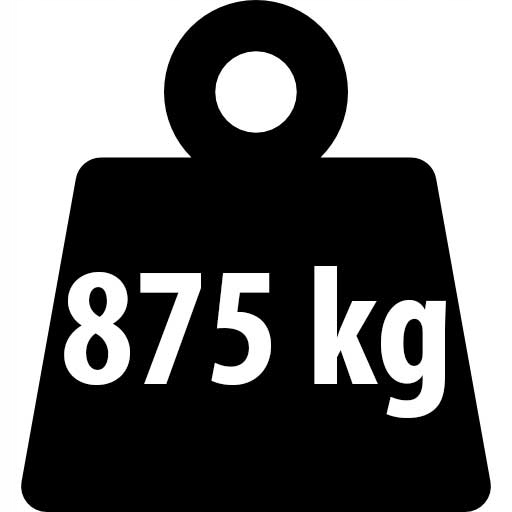 KOVOVÝ SKLADOVÝ REGÁL 180x90x30cm 875kg BIELY Šírka 90 cm