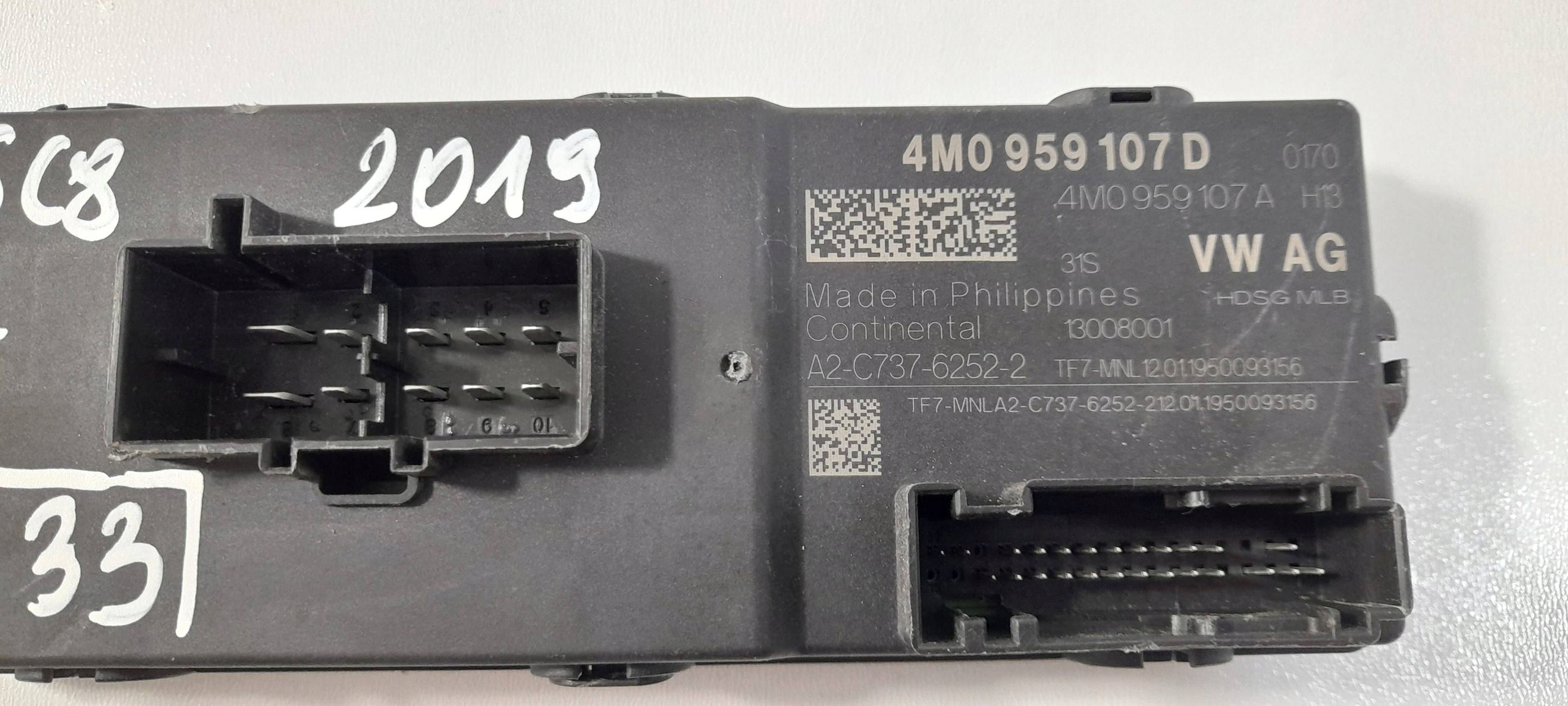 Audi A6 S6 C8 4K module bonnet boot 4M0959107D (T433)