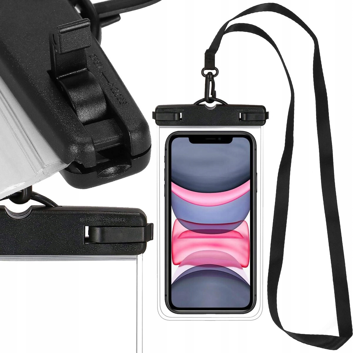 ETUI WODOODPORNE POKROWIEC NA TELEFON PLAŻĘ BASEN Funkcje wodoodporność