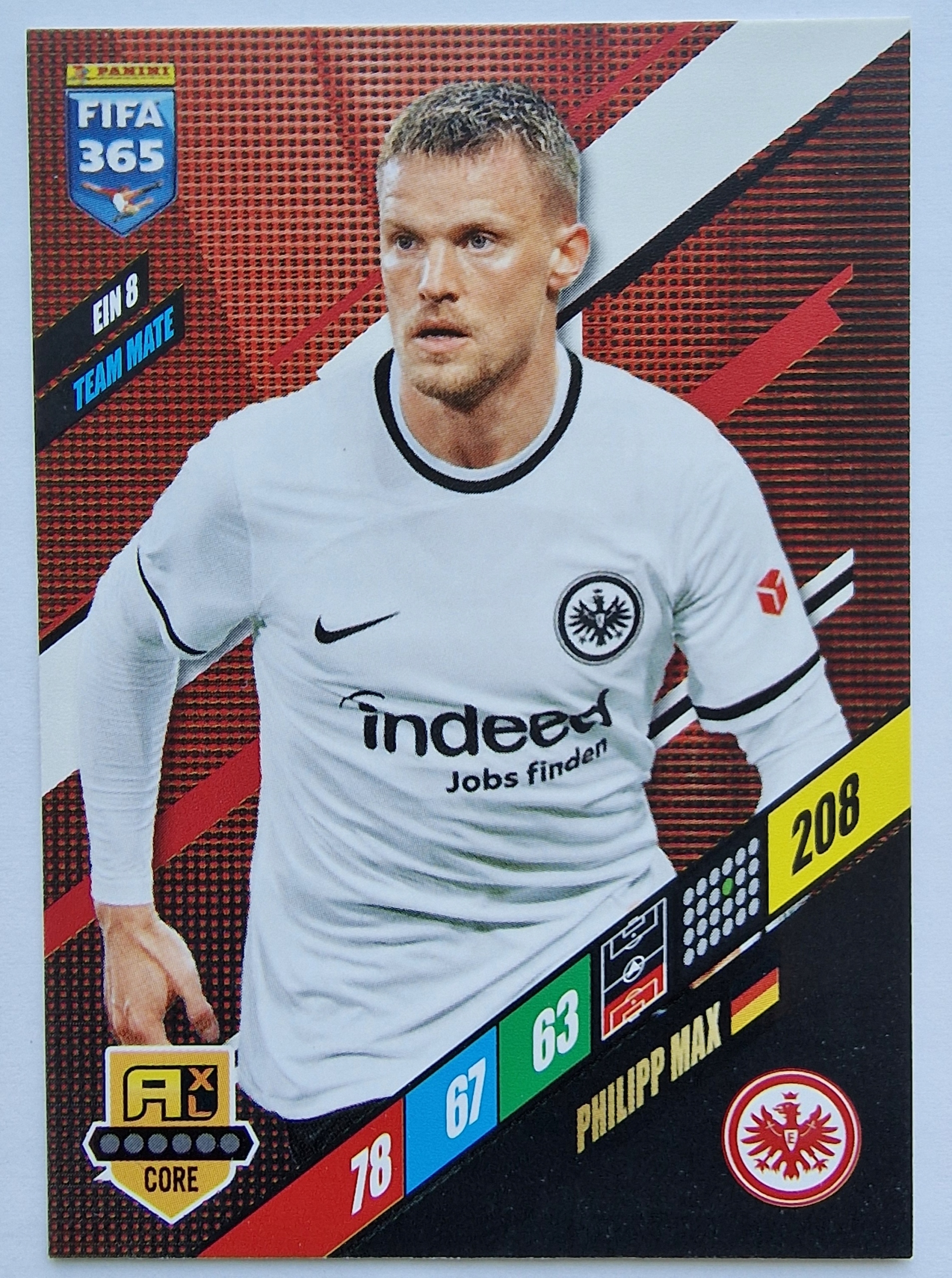 2023-24 Panini Fifa 365 Max 8 Eintracht Frankfurt /SP19