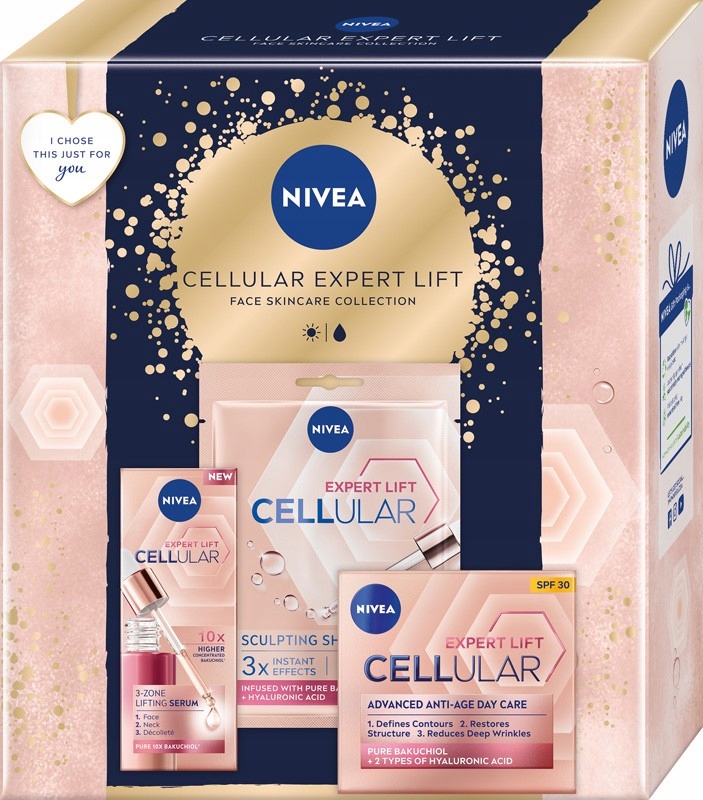Nivea Zestaw prezentowy Cellular Expert Lift 3 elementy