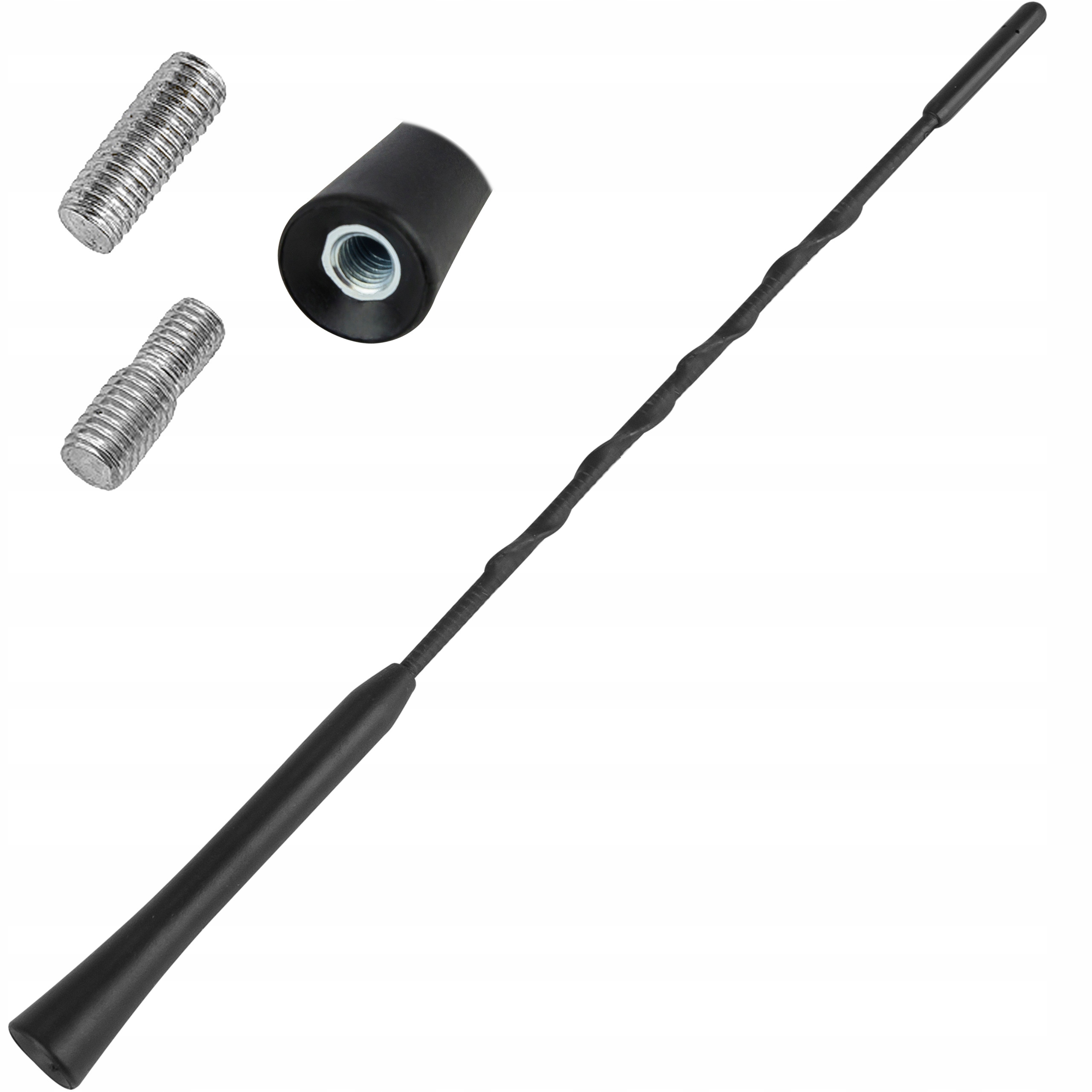 UNIWERSALNA ANTENA SAMOCHODOWA FM MASZT 30cm M5/6