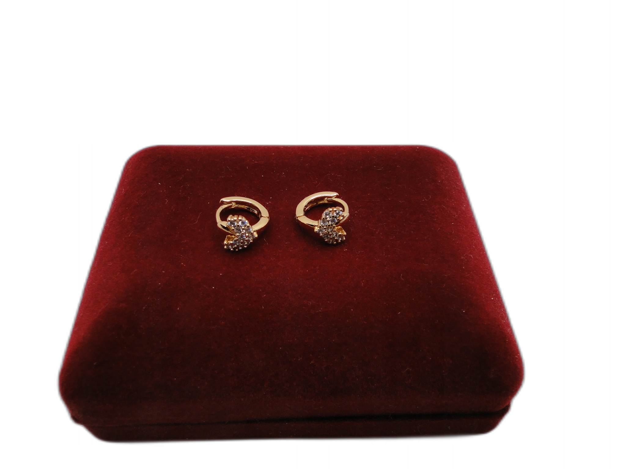 KOLCZYKI DZIECINNE SERCA STAL 316L PREZENT Marka Inna marka