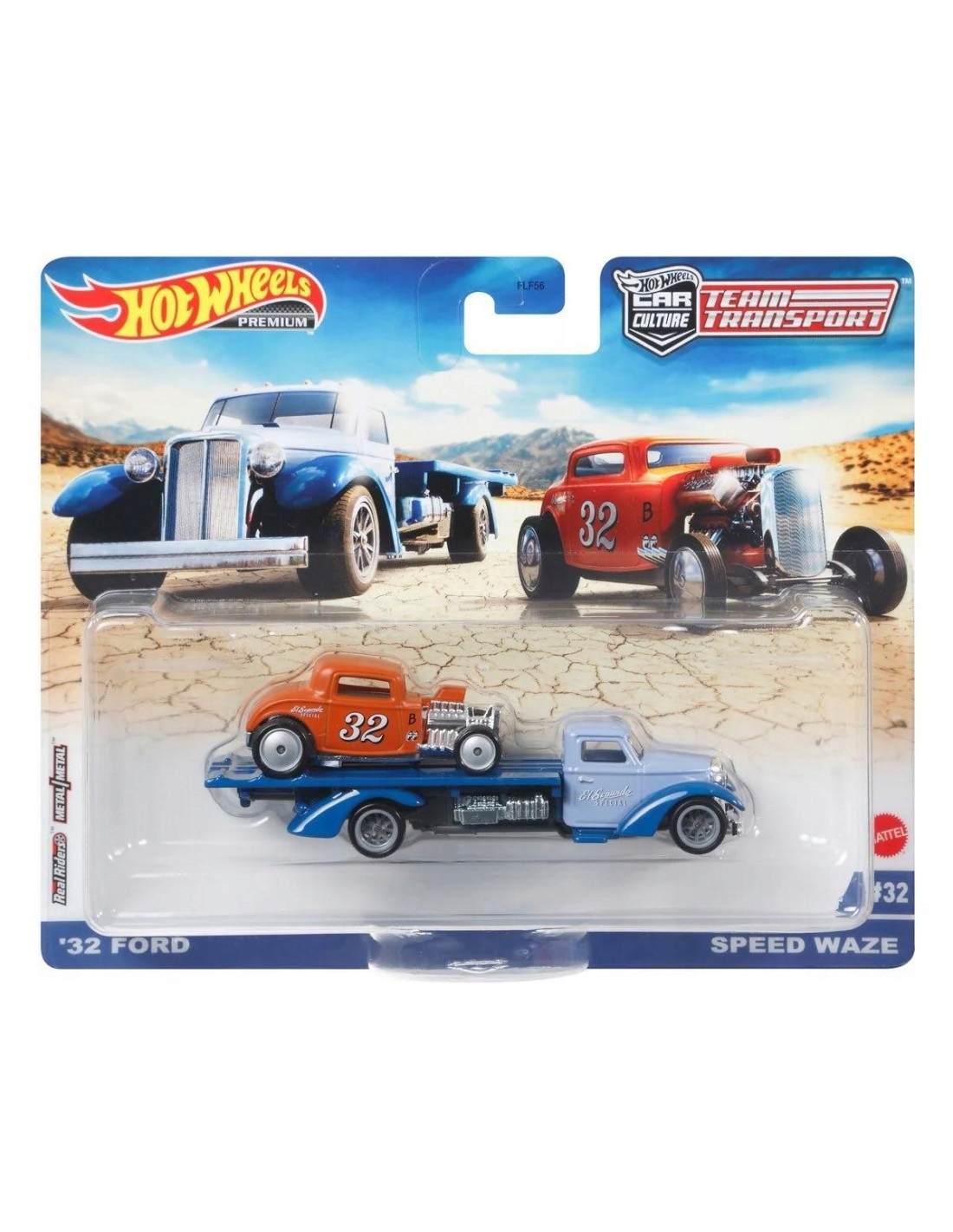 

Hot Wheels Autko Team Transport 32 Ford Speed Waze