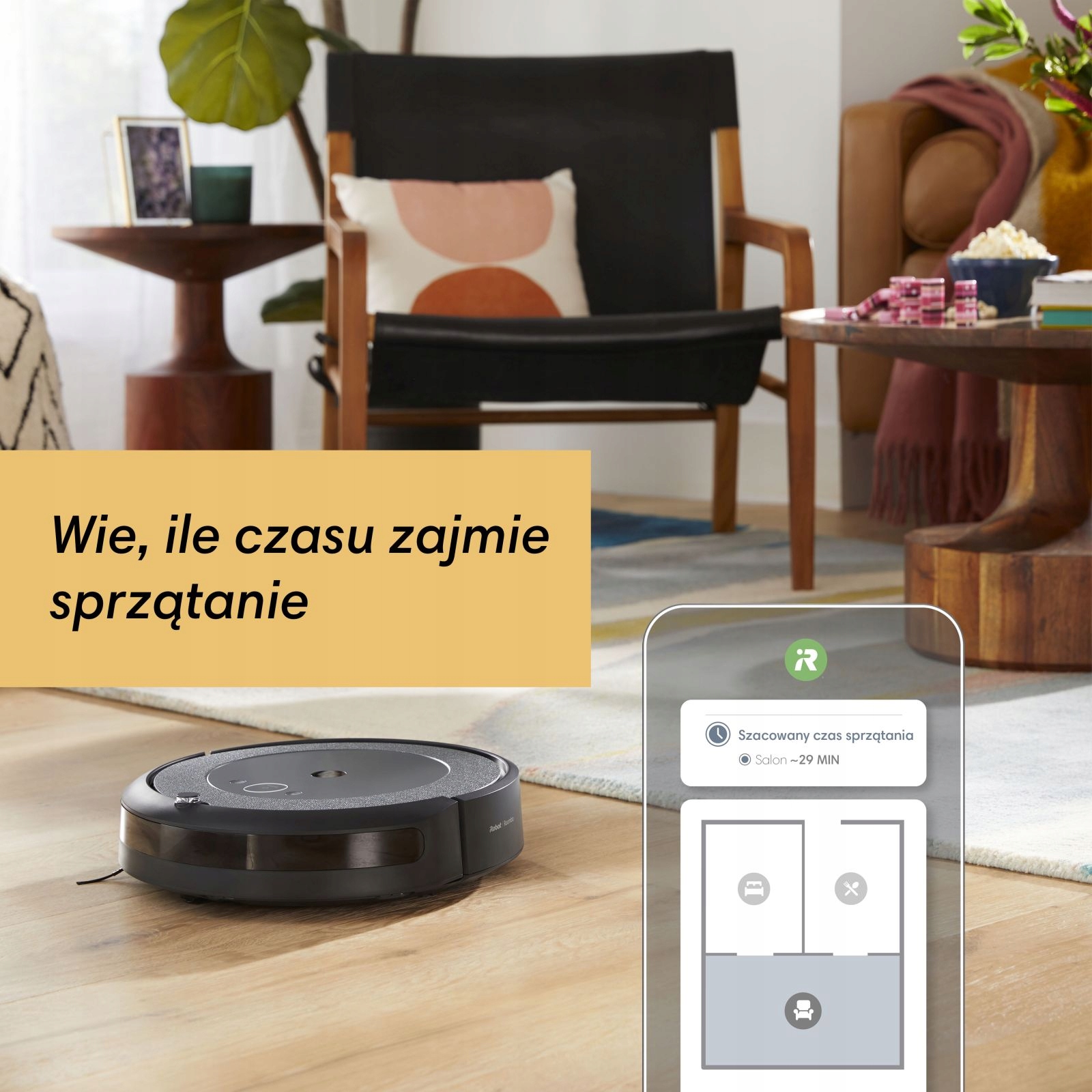 Robot sprzątający odkurzający ze stacją czyszczącą iRobot Roomba i5+ Model Roomba i5+