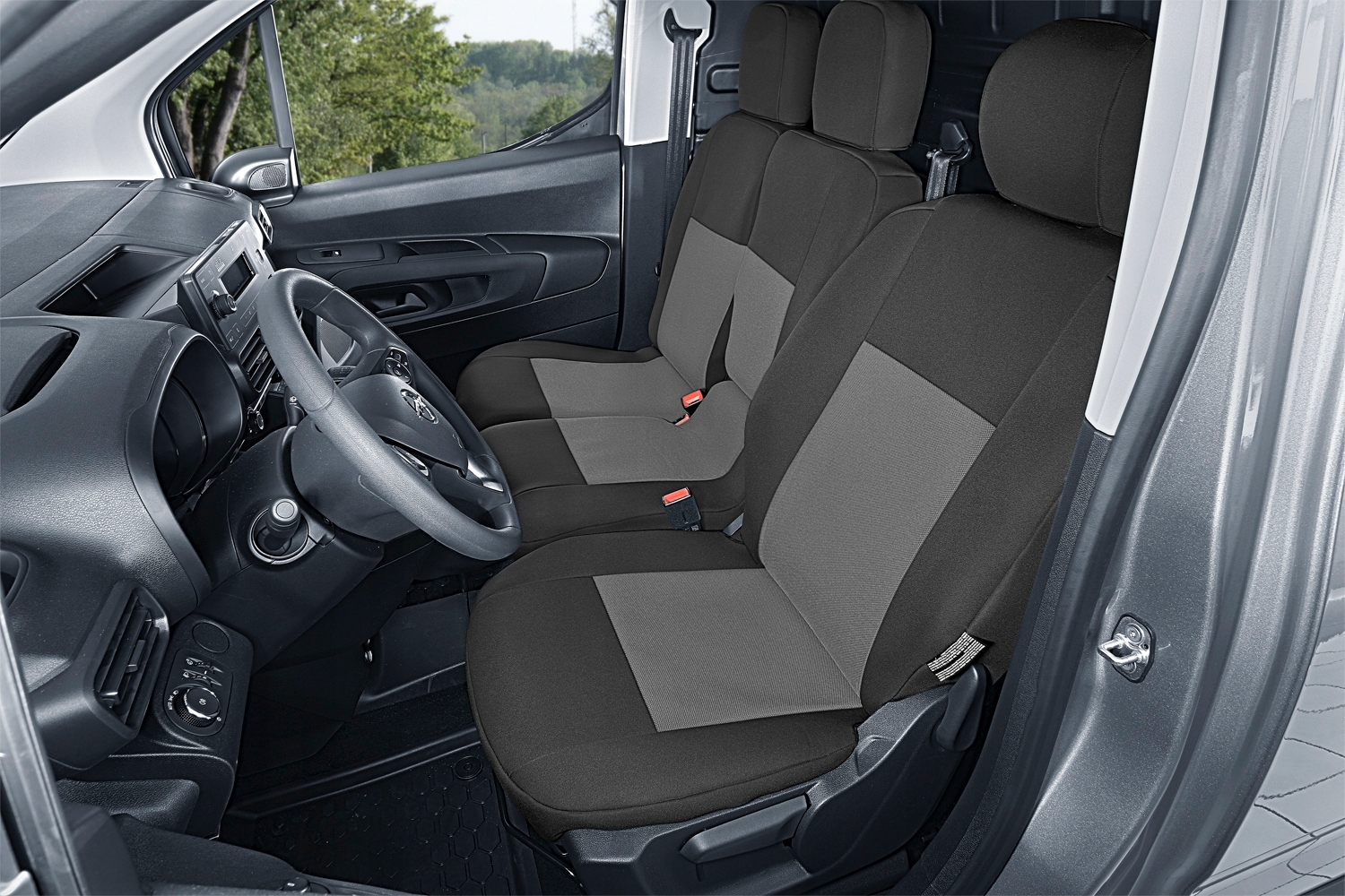 Citroen Berlingo, Opel Combo 3 osoby od 2018 pokrowce MIAROWE Rodzaj Dedykowane