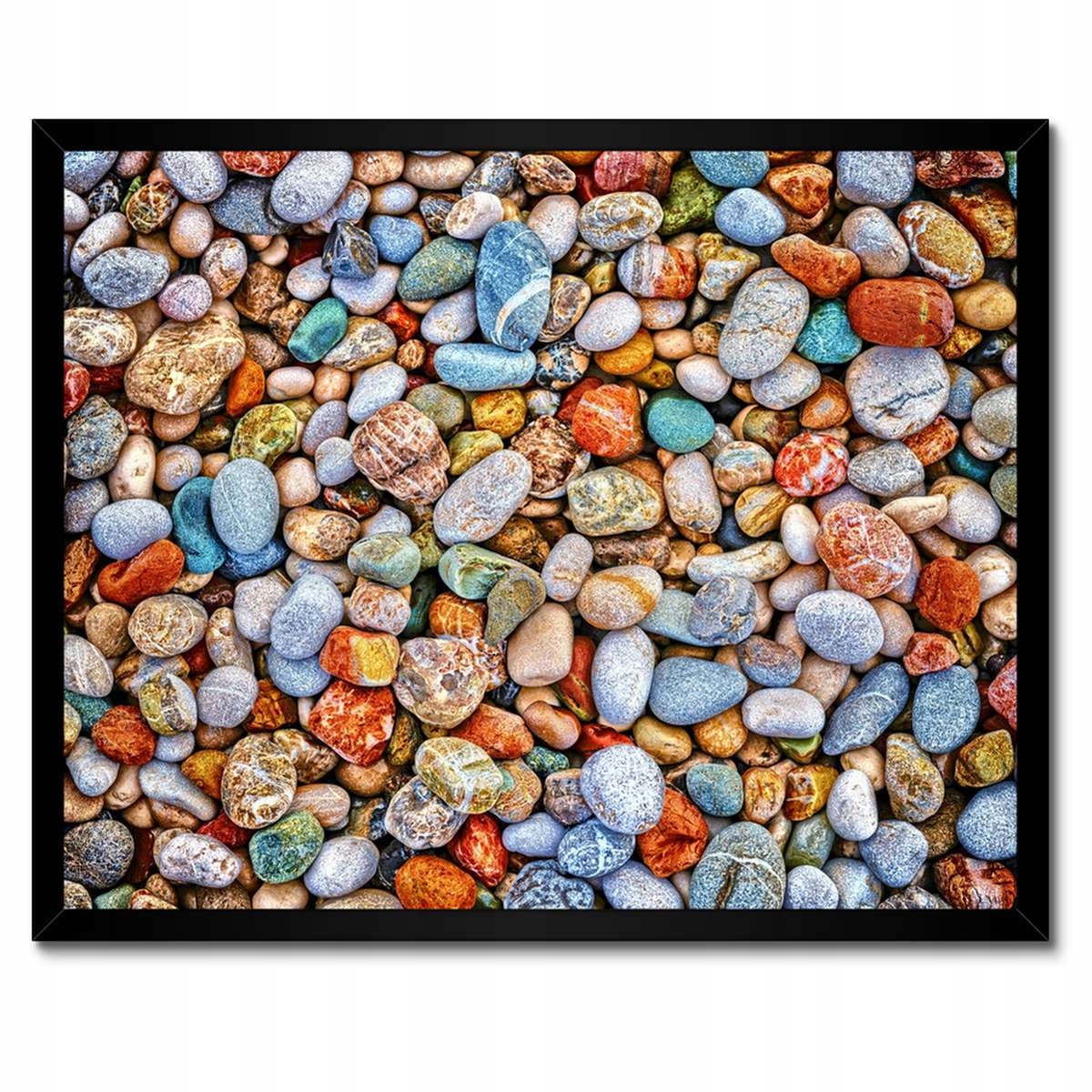 Plakáty v rámu 50x40 Barevné kamínky Oblázek