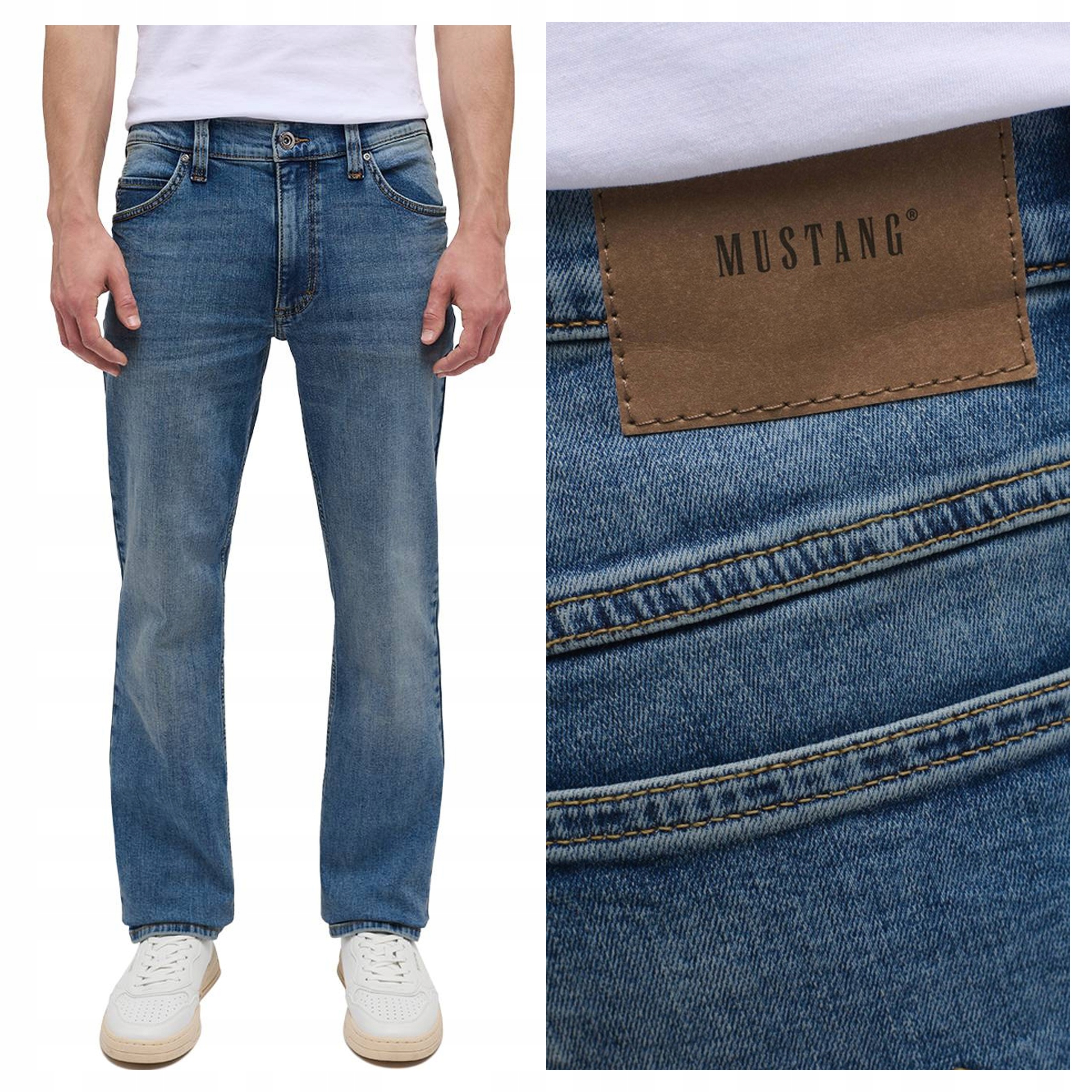 Mustang Tramper Straight W38 L30 Pánské džíny Jednoduché