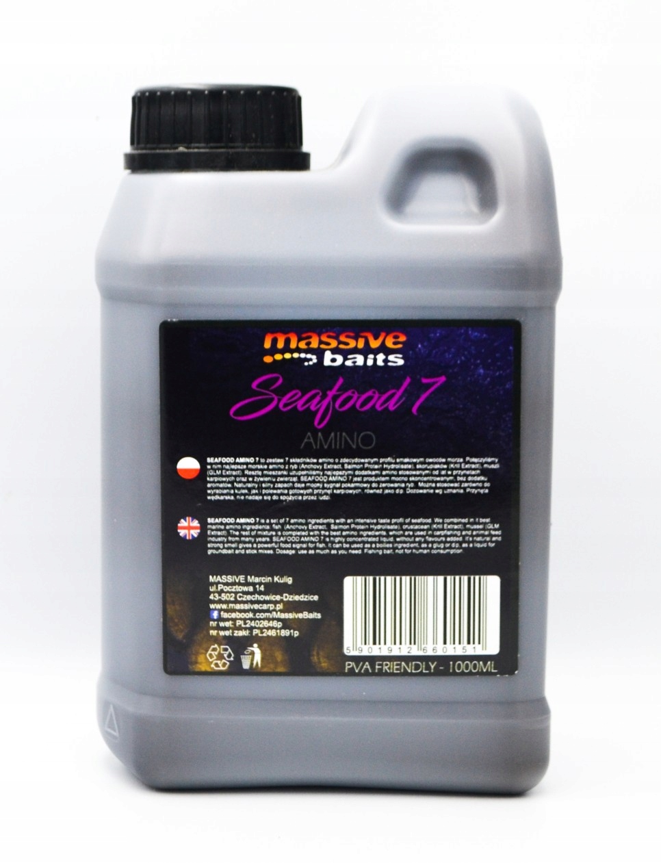 Massive Baits Seafood 7 Amino 1L