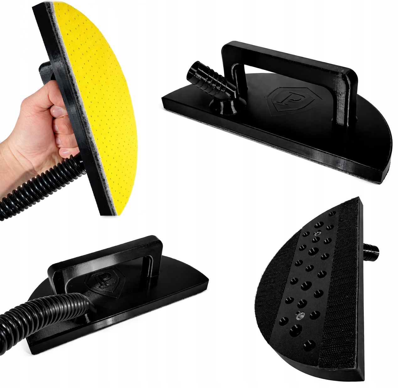 PACA SZLIFIERSKA 225MM Z ODSYSANIEM PYŁU DO GŁADZI GIPSU RĘCZNA