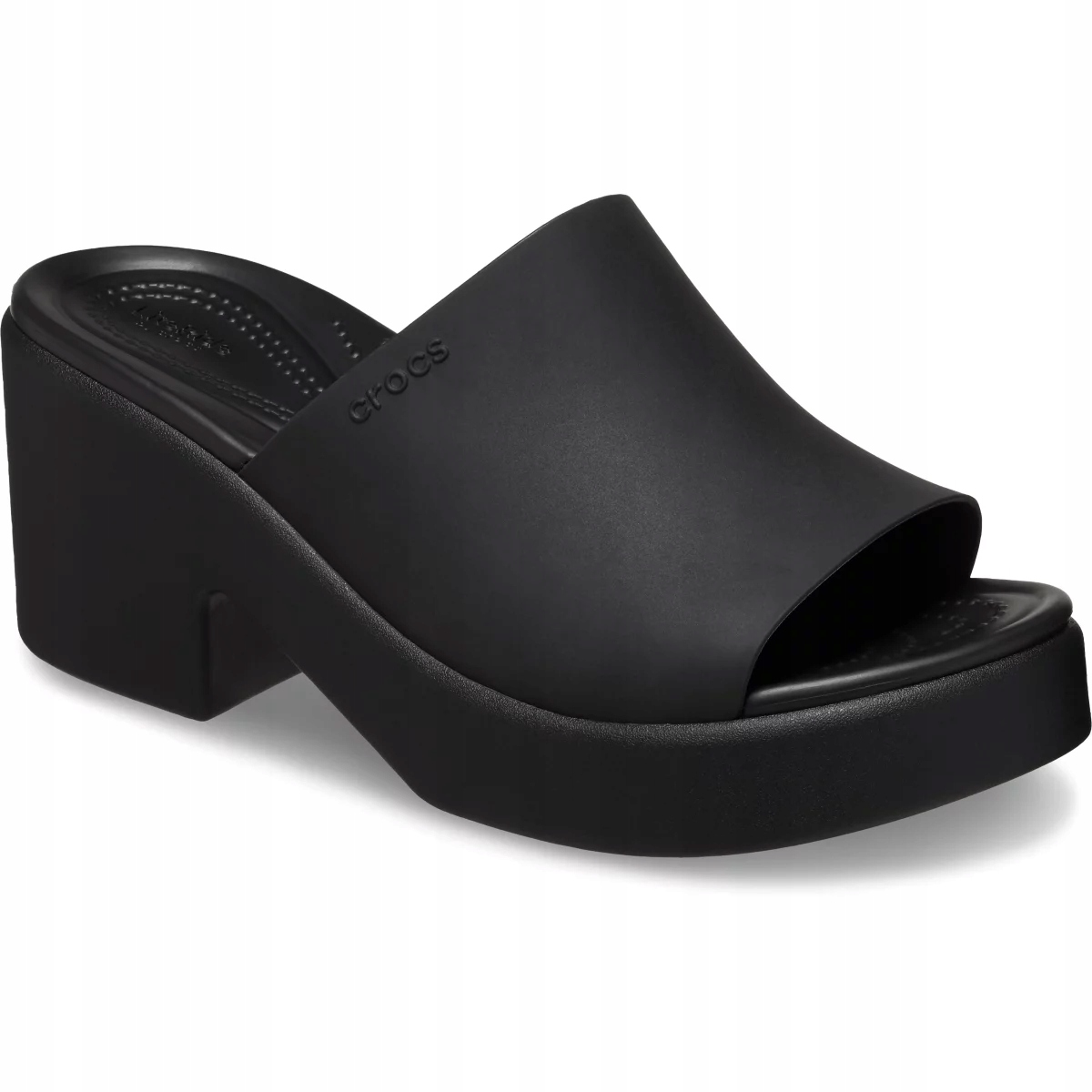 Crocs Lekkie Klapki Damskie na Obcasie Brooklyn Heel 209408 Slide 38-39