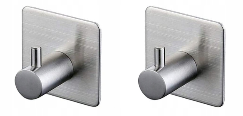 

Wieszaki Haczyki Łazienkowe Srebrne Samoprzylepne