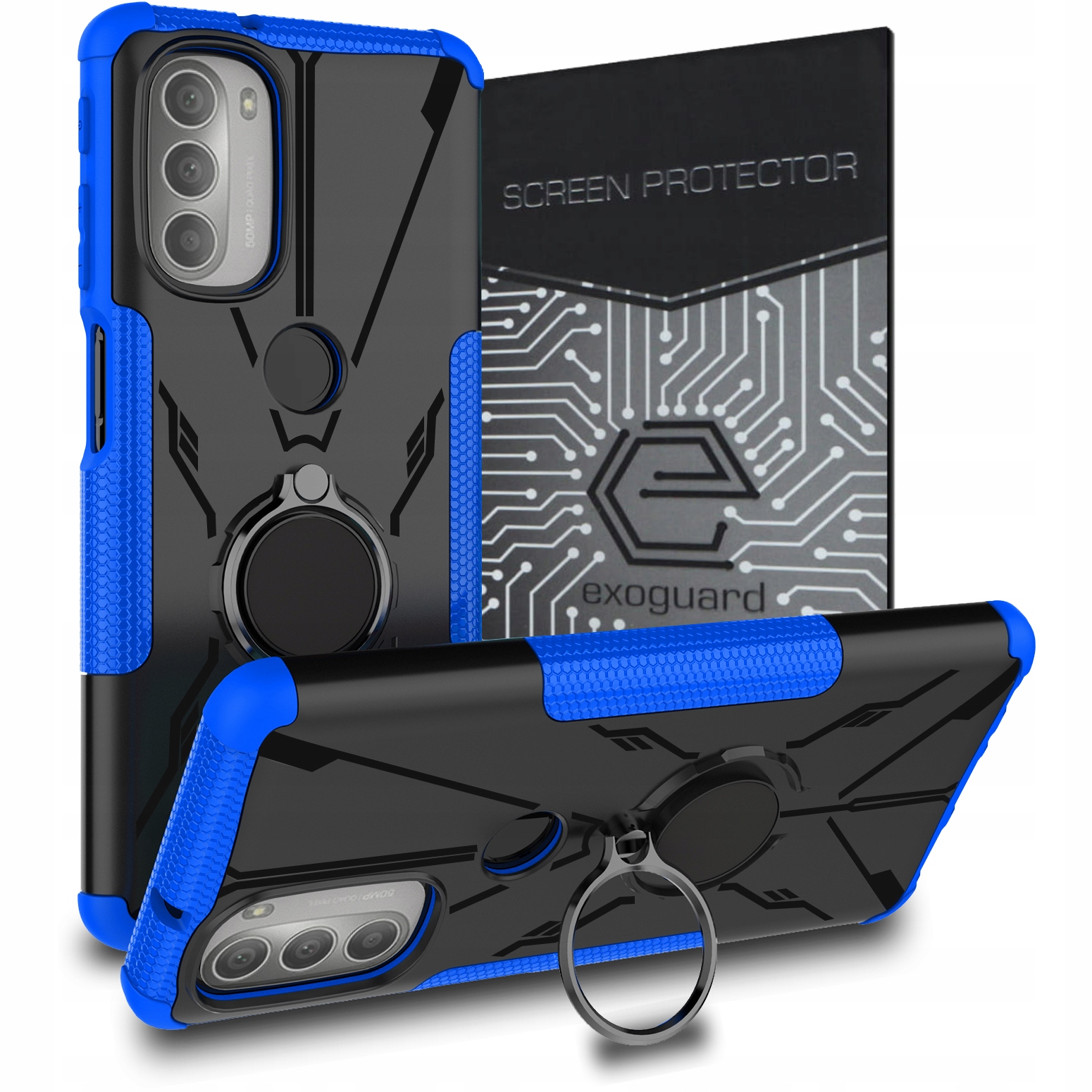 

Etui Pancerne Case Szkło do Motorola Moto G51 5G