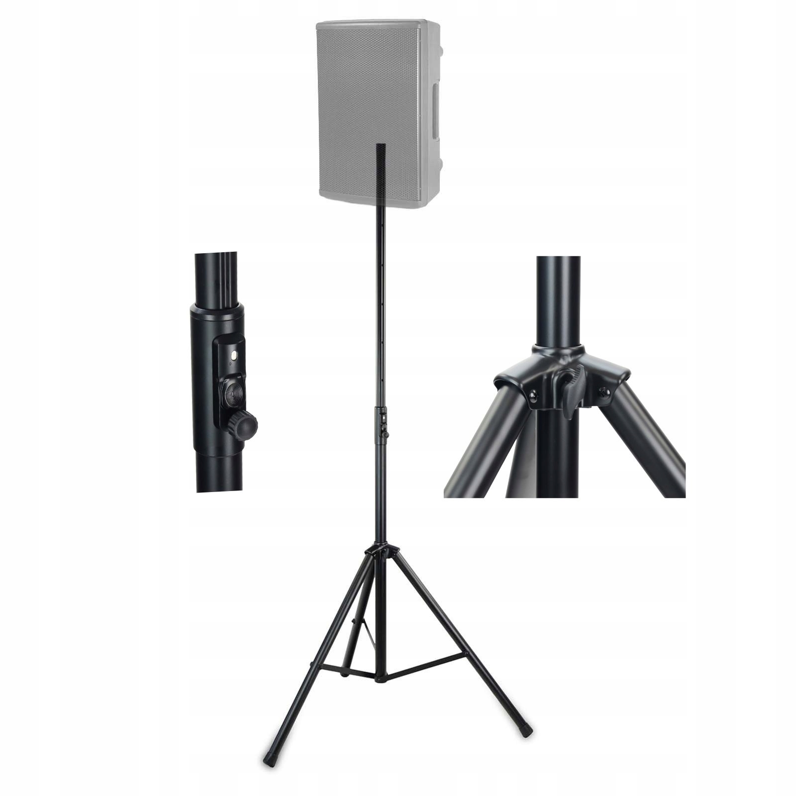 Statyw kolumnowy 1,2 – 2,1m do 70kg blokada automatyczna Hardman