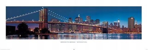 

Plakat New York Brooklyn bridge 158x53 cm