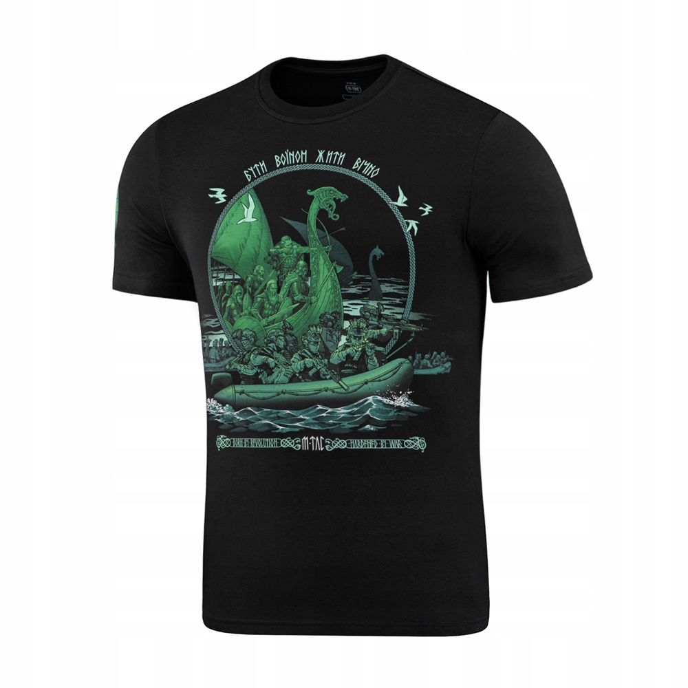 M-Tac Koszulka Taktyczna Bawełniana Męska T-shirt Drakar Black XL