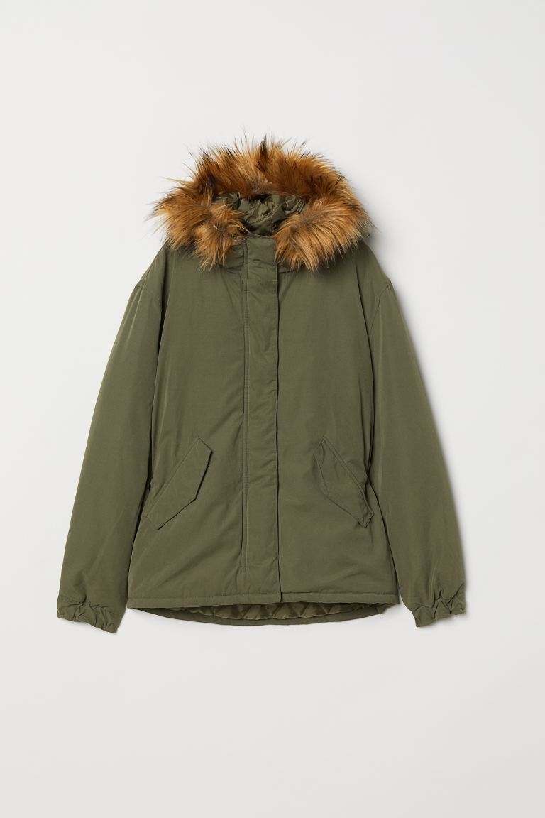 

kurtka z kapturem parka H&m 34 Xs G84