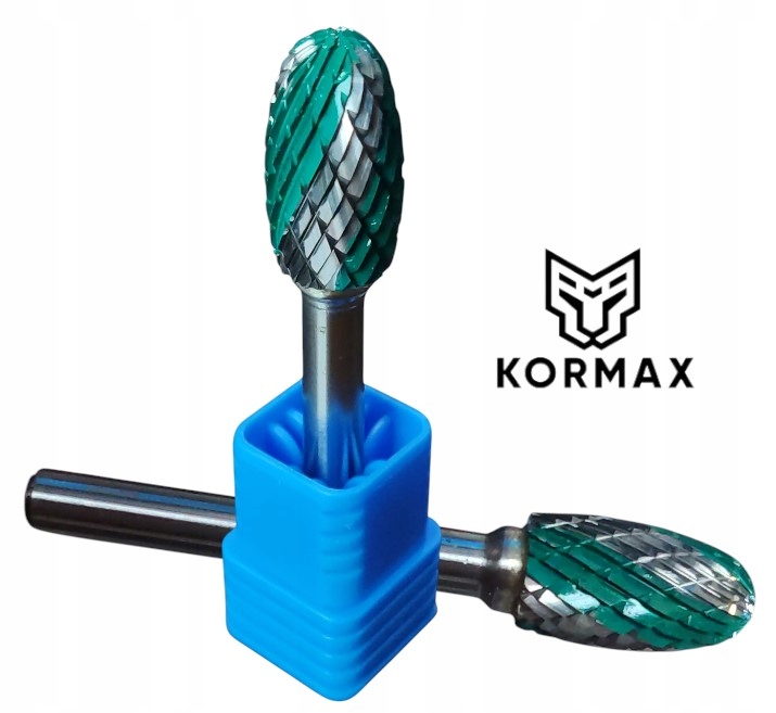 Fréza 12 mm rotační pilník Smíšený Zub 12x22 mm Úchop 6 mm karbid Kormax Vhm
