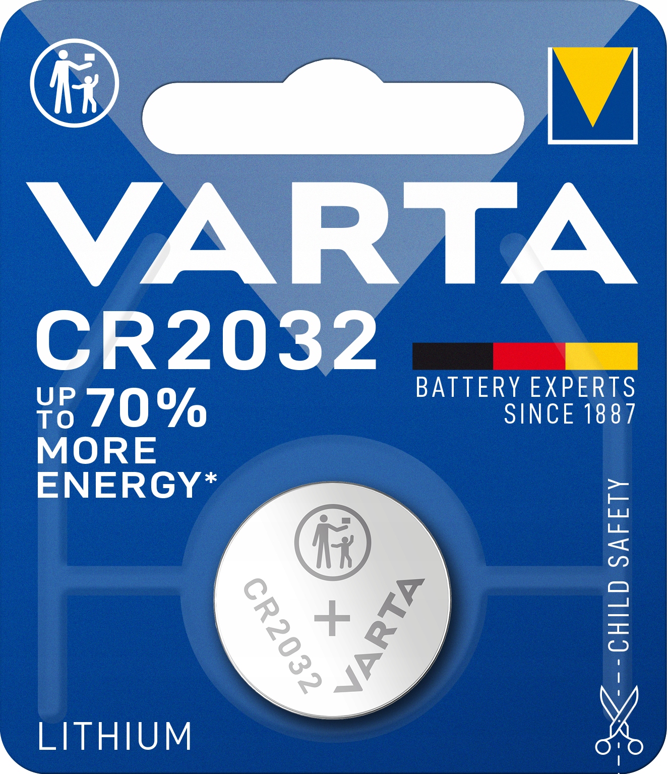 1x Baterie Varta CR2032 blister