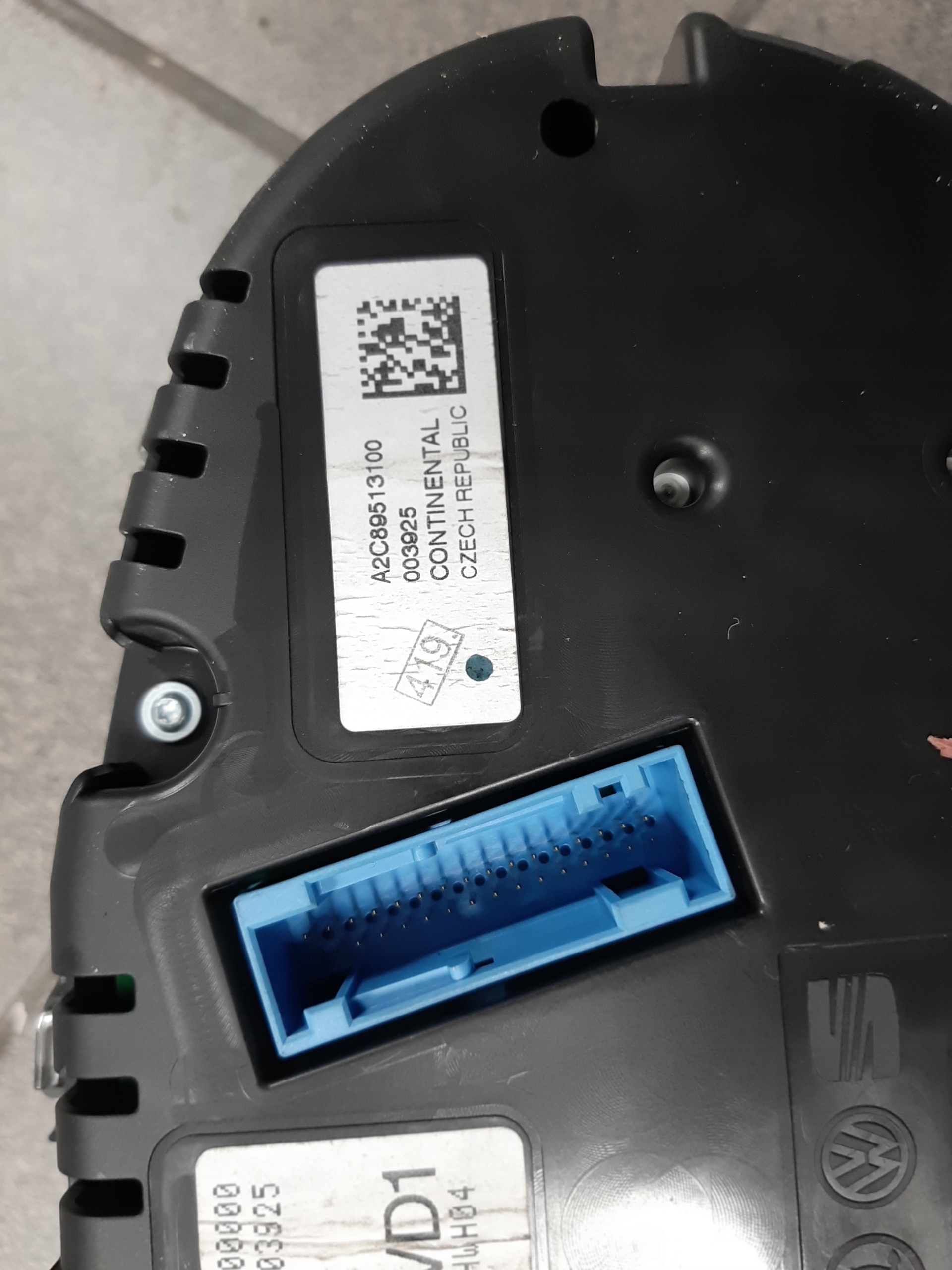 dials dials SKODA RAPID 1,6 TDI