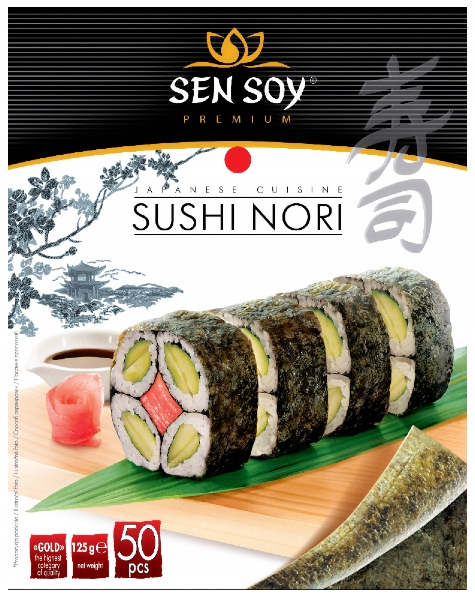 

Algi, Glony do Sushi Nori Gold 50 szt. Korea
