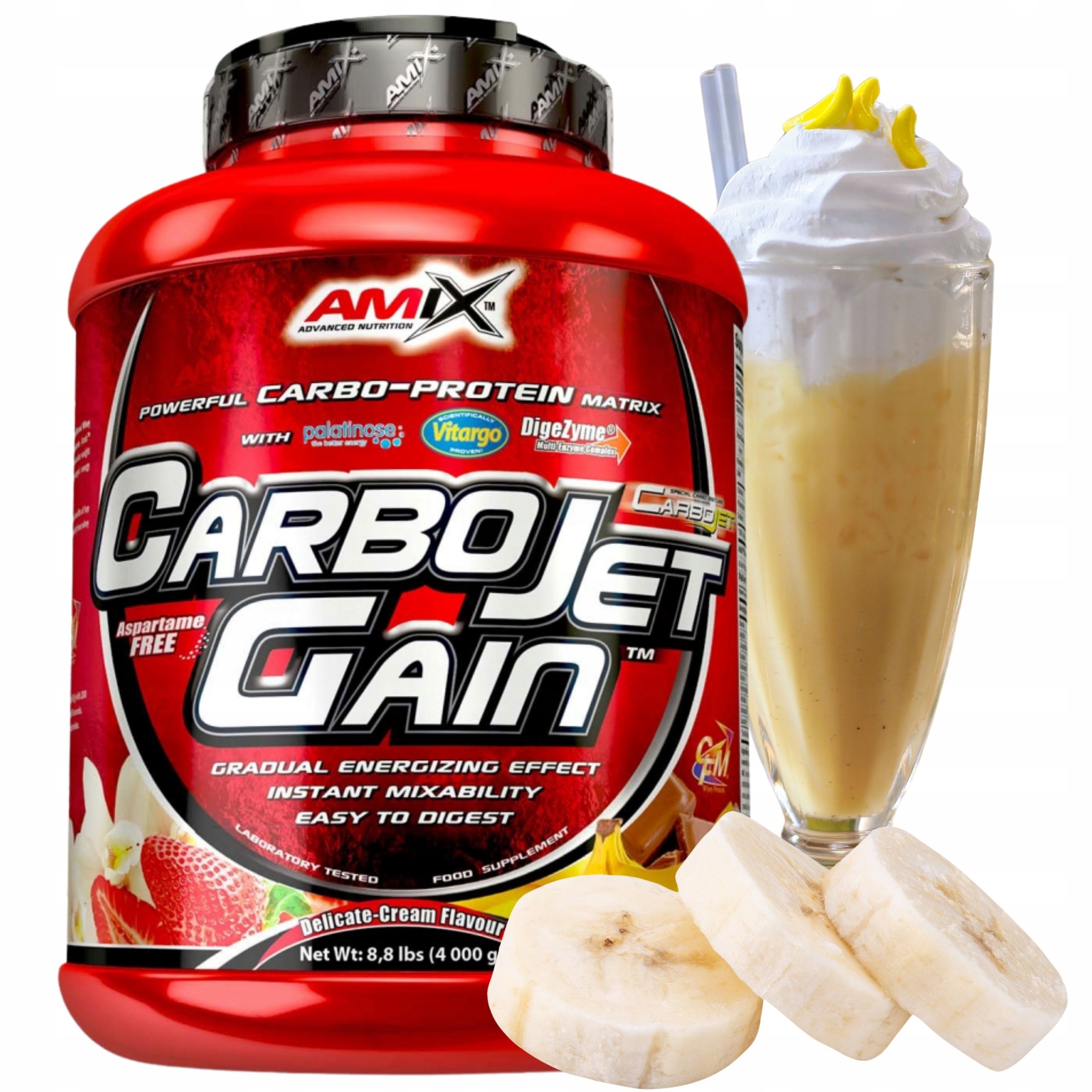 Kondicionéry na hmotu Gainer Protein Cfm Vitargo Komplexní sacharidy CarboJet Gain