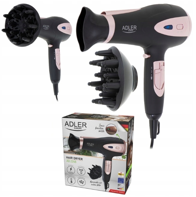 Vysoušeč Vlasů S Ionizací výkonný 2400 W