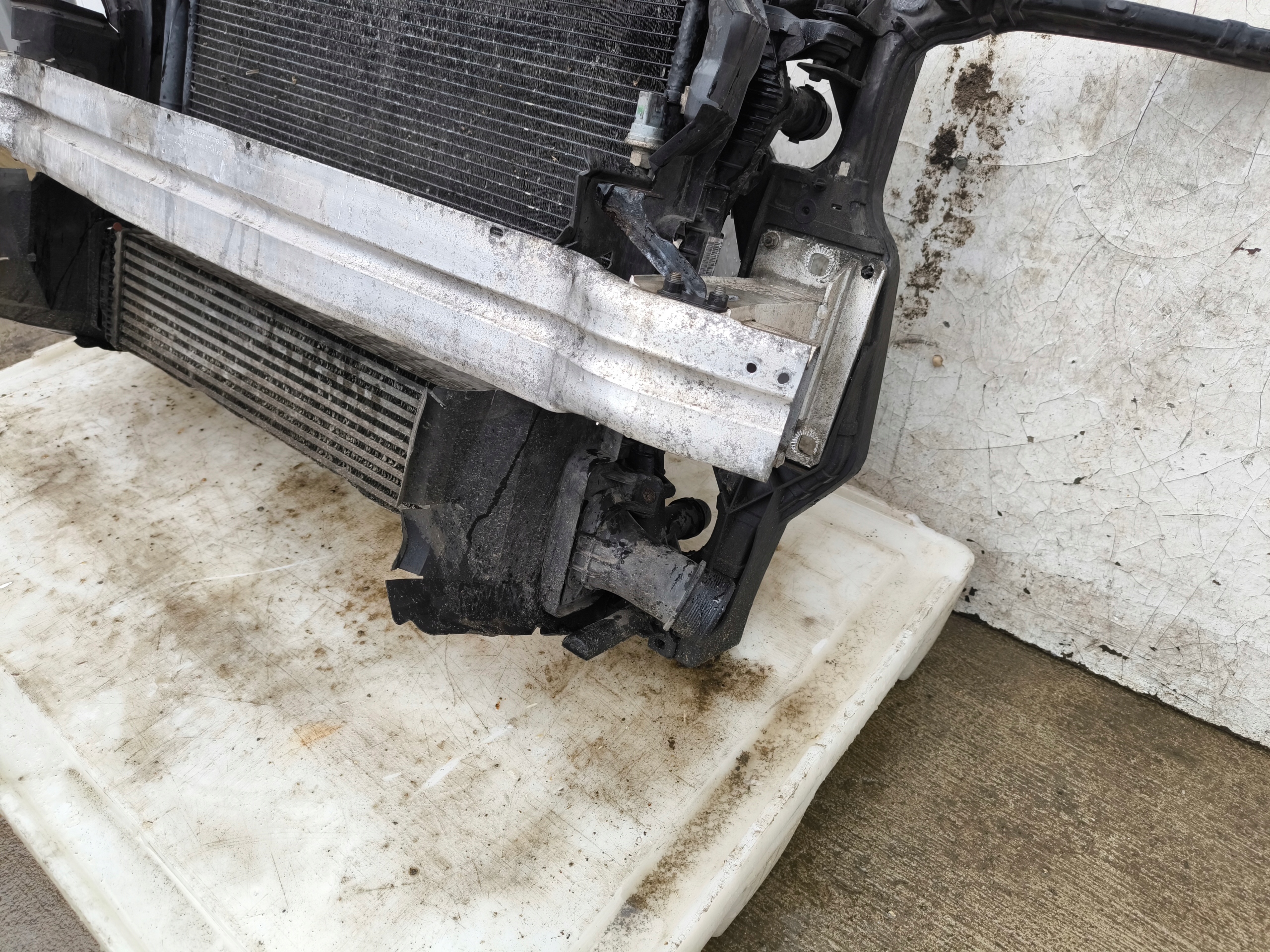 support panel for radiators complete AUDI A4 B8 1.8 2.0 TDI TFSI 1 fan MANUAL