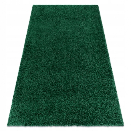 

Dywan pluszowy shaggy butelkowa zieleń 140x190