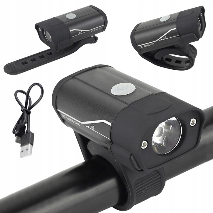 

Lampka rowerowa na Usb przednia 350lm