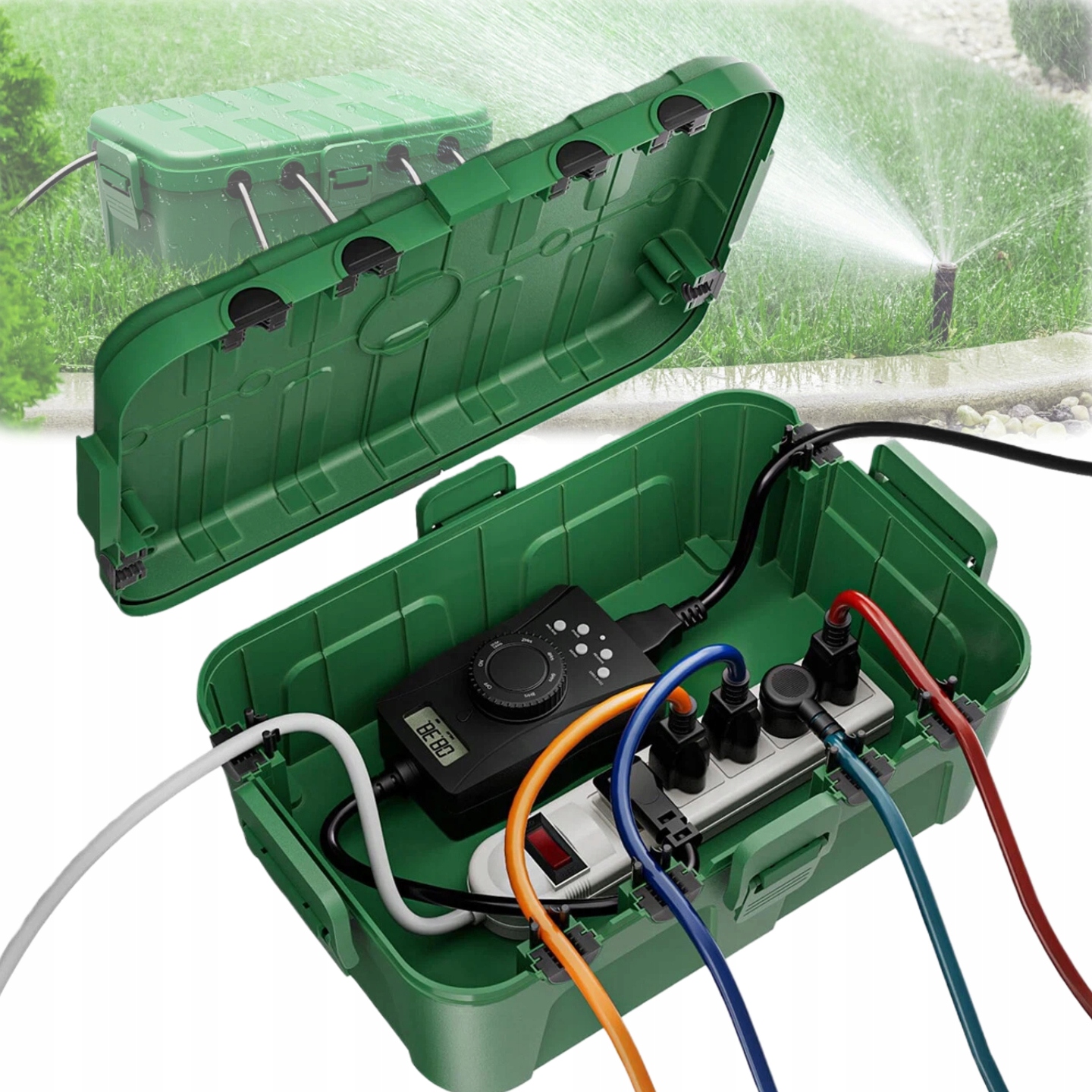 Elektrická vodotěsná skříňka IP54 do zásuvky Venkovní trezor