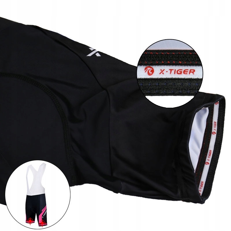 SPODENKI ROWEROWE DAMSKIE Z WKŁADKĄ ŻELOWĄ STYLOWE Rozmiar XL