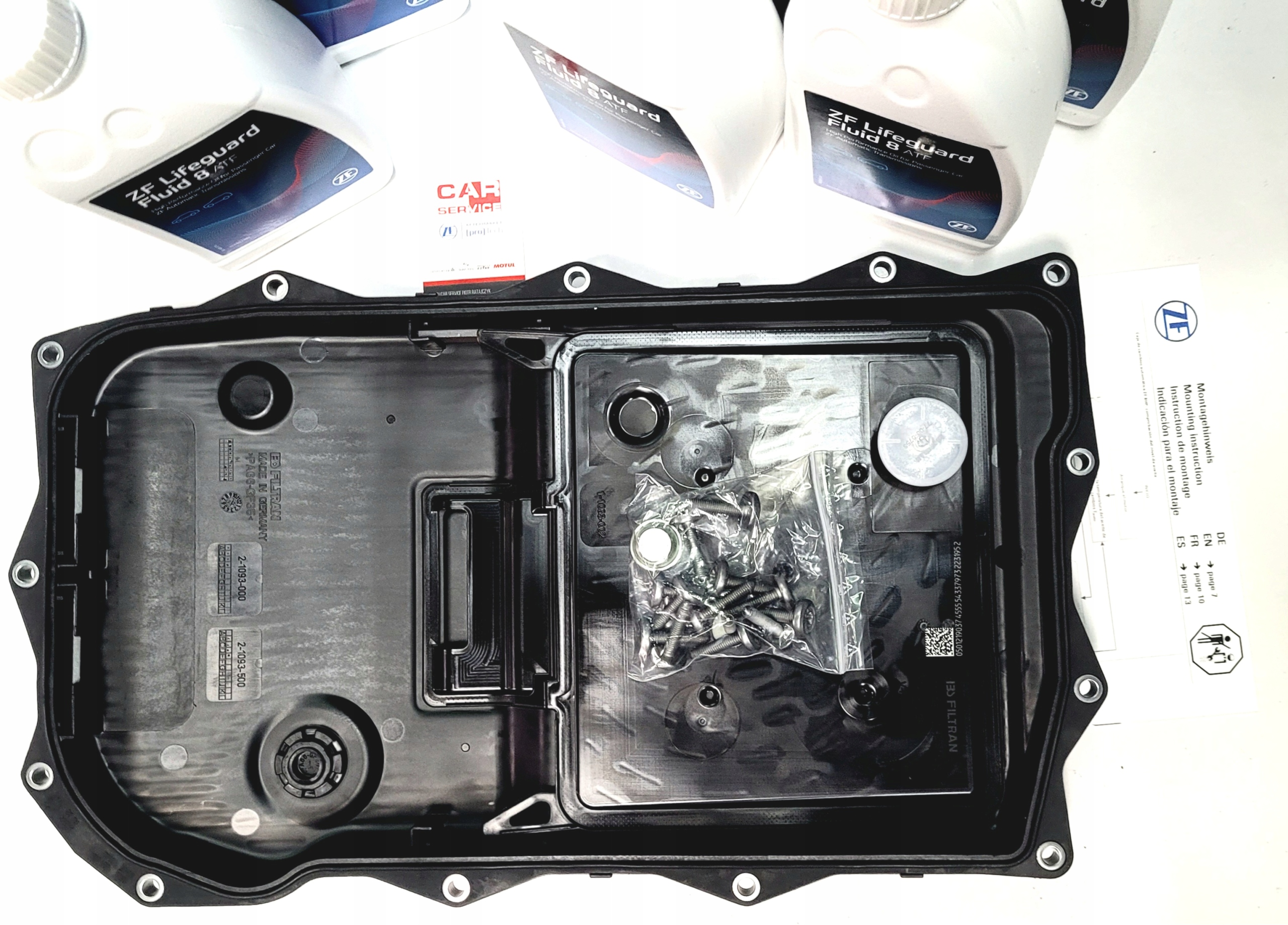 ZF Filtr Zestaw wymiany oleju ZF 8HP70 JEEP DODGE Typ silnika Benzyna Diesel