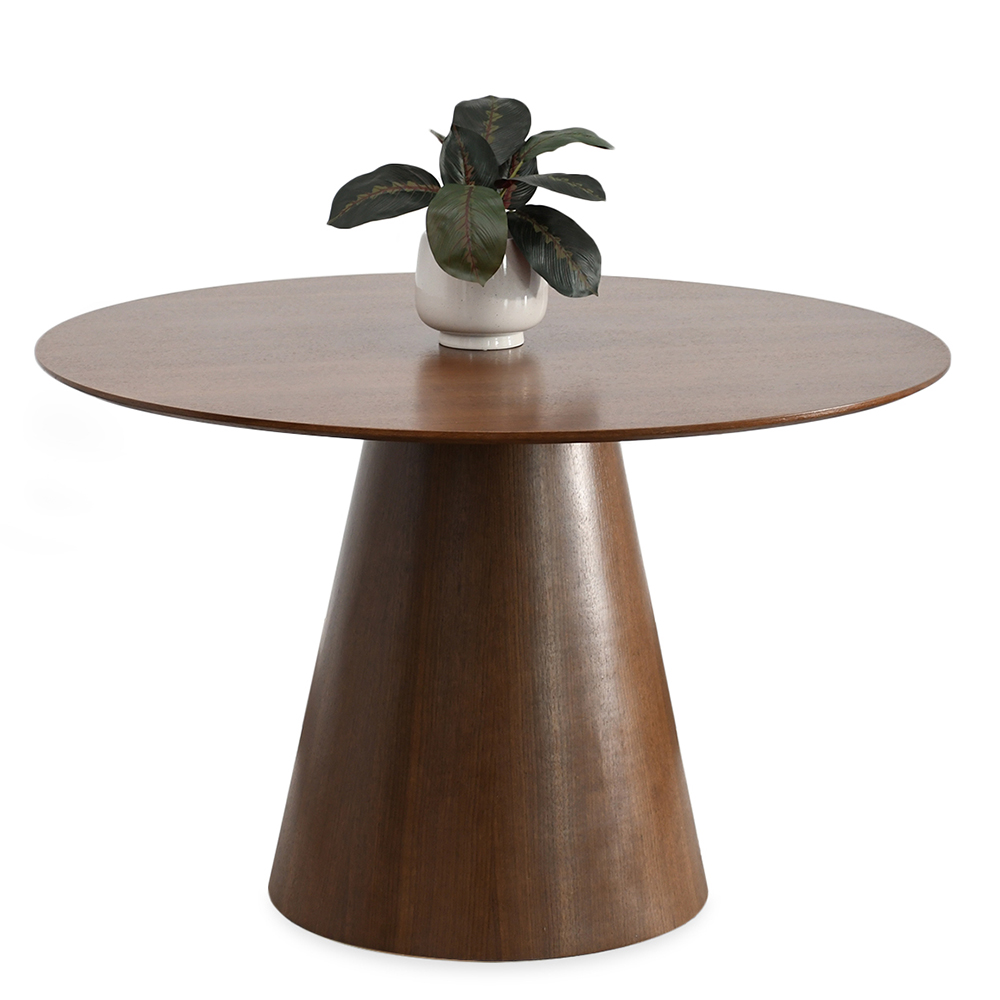 Stół okrągły Mebel-Partner 120 x 120 x 75cm orzech