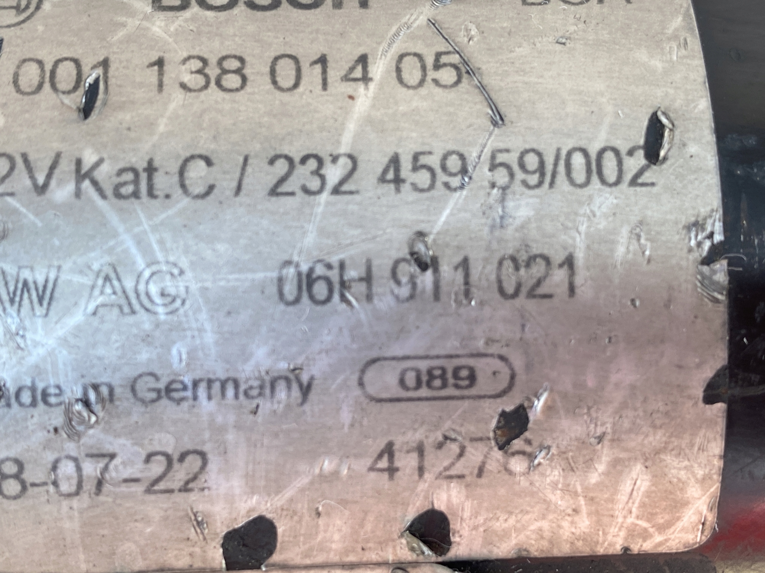 AUDI VW SKODA starter 06H911021