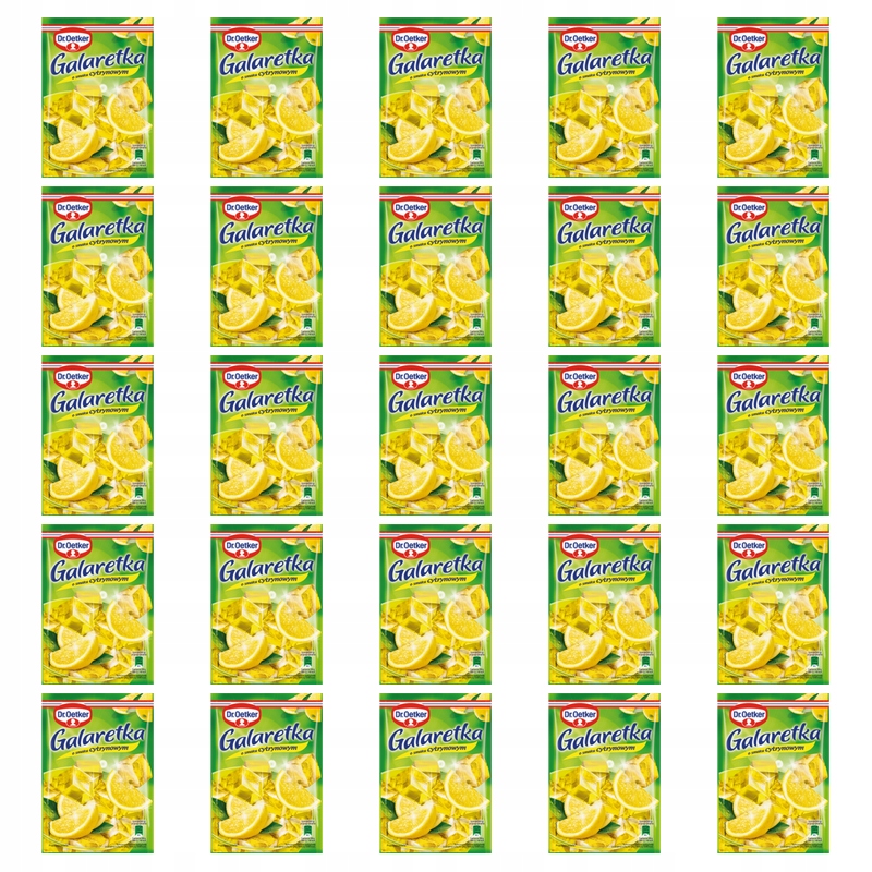 Dr. Oetker Želé s citronovou příchutí 72 g X25