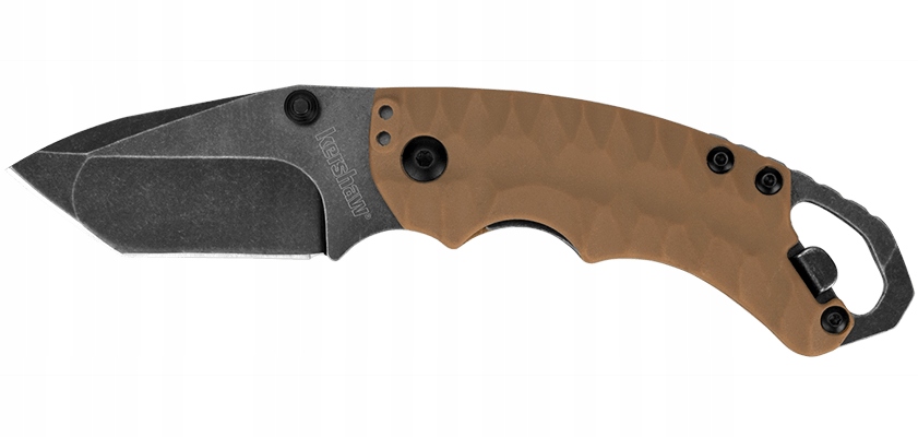 Kershaw 8750TTANBW Shuffle II Fde nóż składany 6,6 cm, Blackwash, brązowy, Gfn