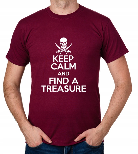 

koszulka Keep Calm And Find A Treasure prezent