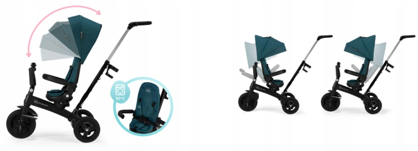 ROWEREK Kinderkraft TRÓJKOŁOWY TWIPPER OBRACANY Model twipper