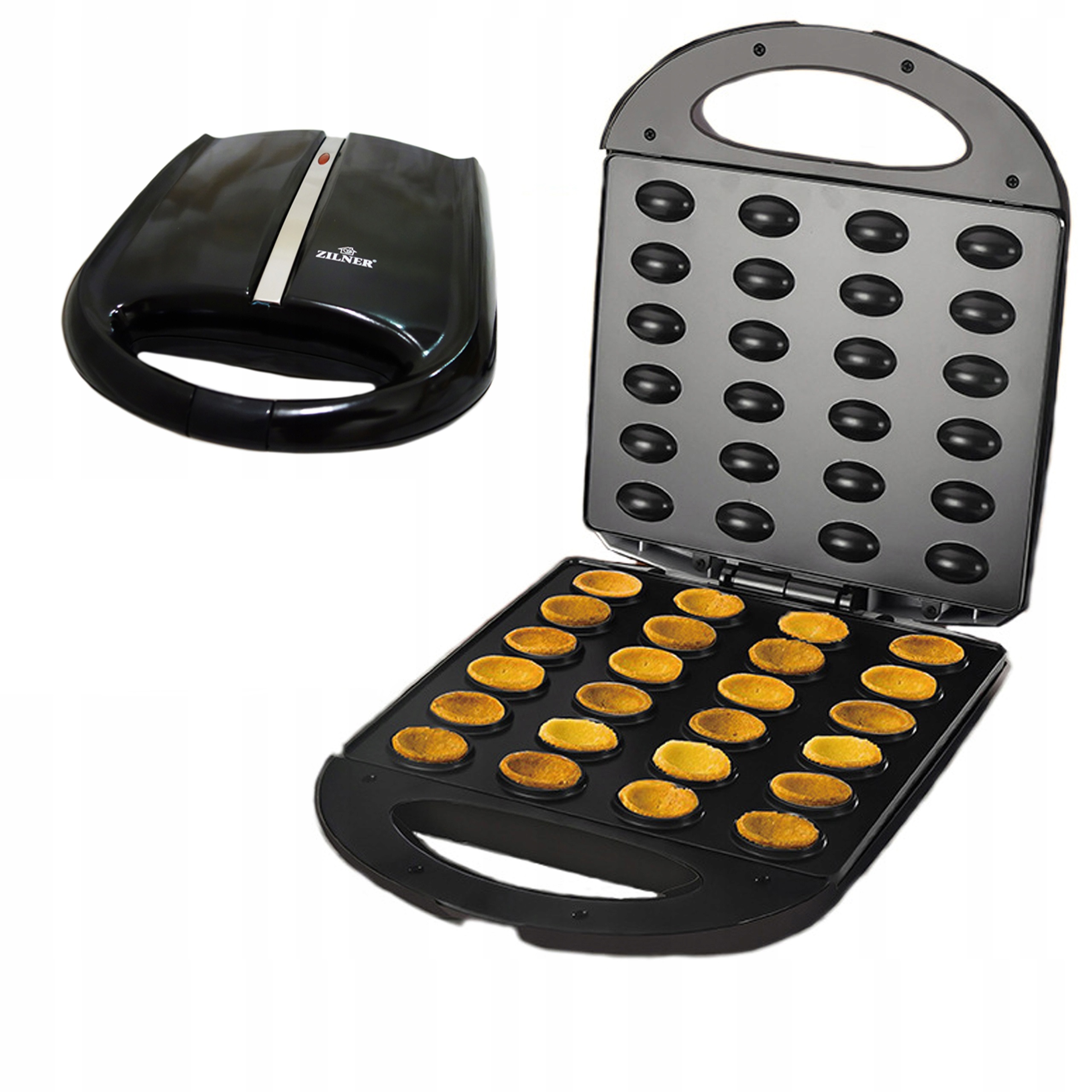 OPIEKACZ ELEKTRYCZNY FORMA DO PIECZENIA ORZESZKÓW CIASTEK 24 MOCNY