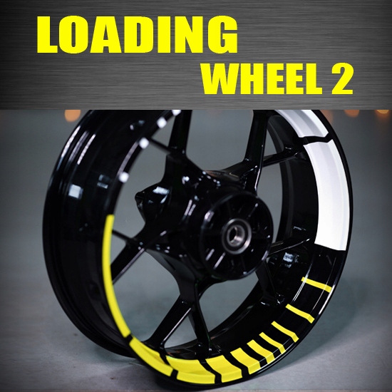 Loading Wheel 2 Samolepky pásky na kola ráfky rámy motocyklů pro Suzuki