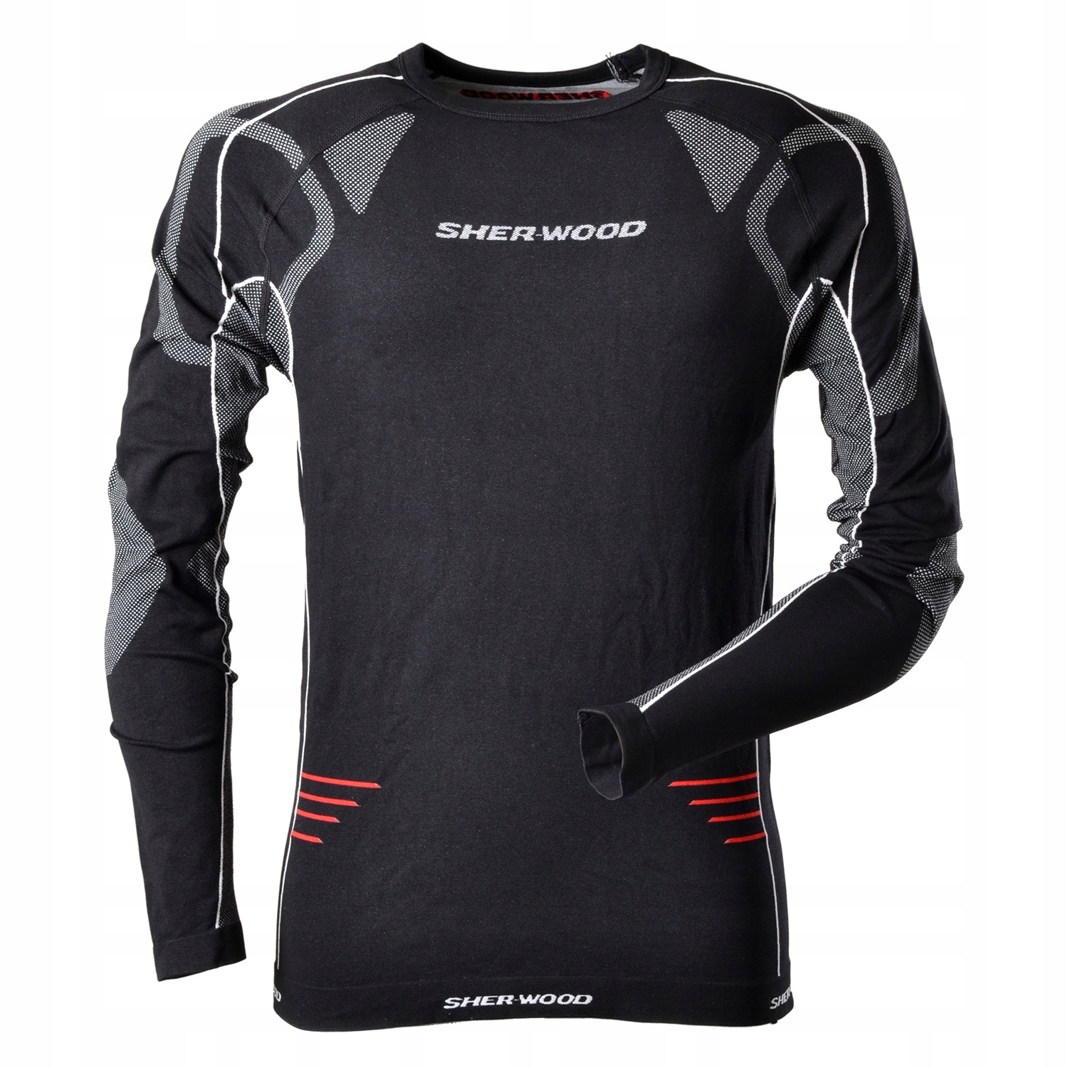 Sherwood Triko s dlouhým rukávem Sherwood Comfort Compression, černá, Junio