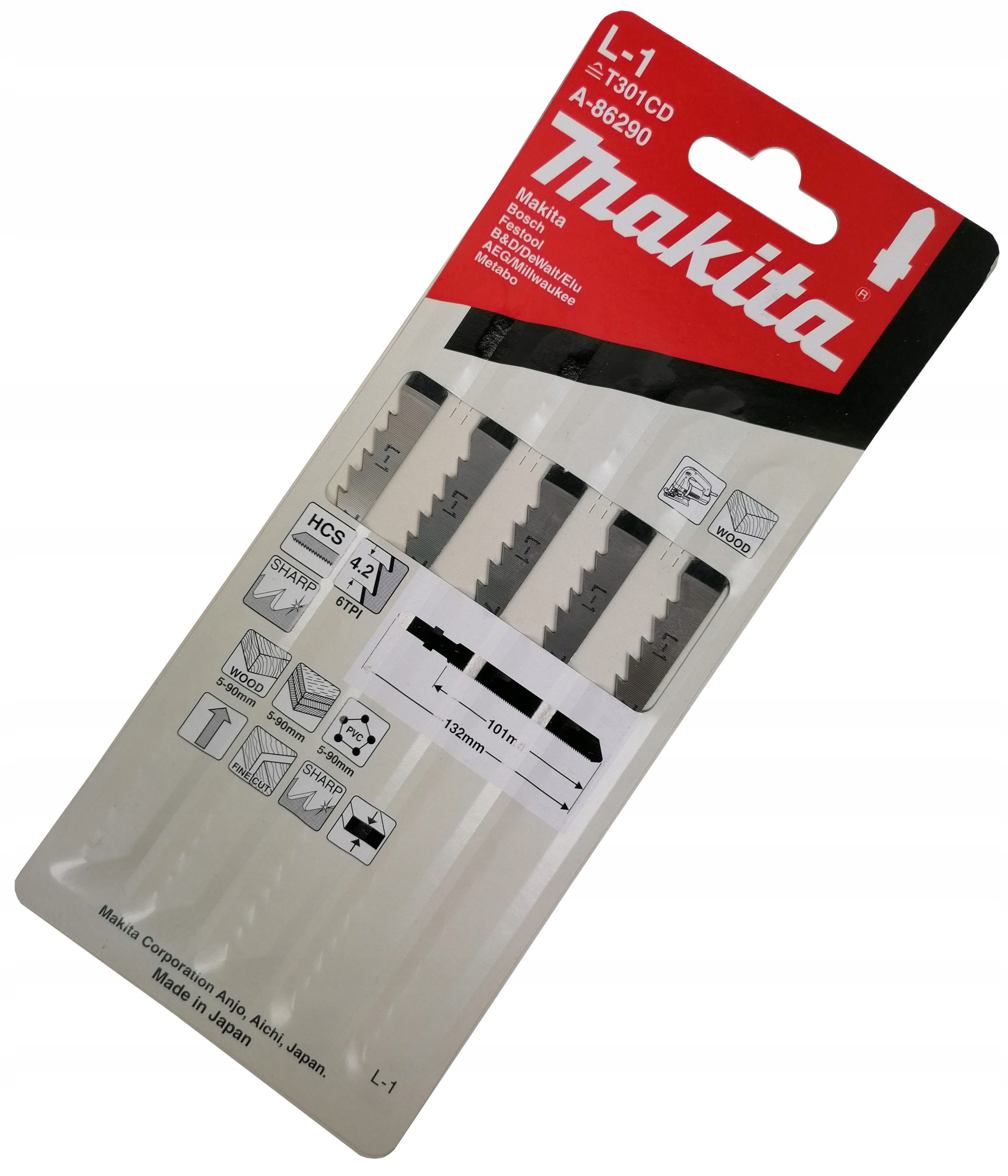 

Brzeszczot Makita 101 mm A-86290 L1 (5 szt.)