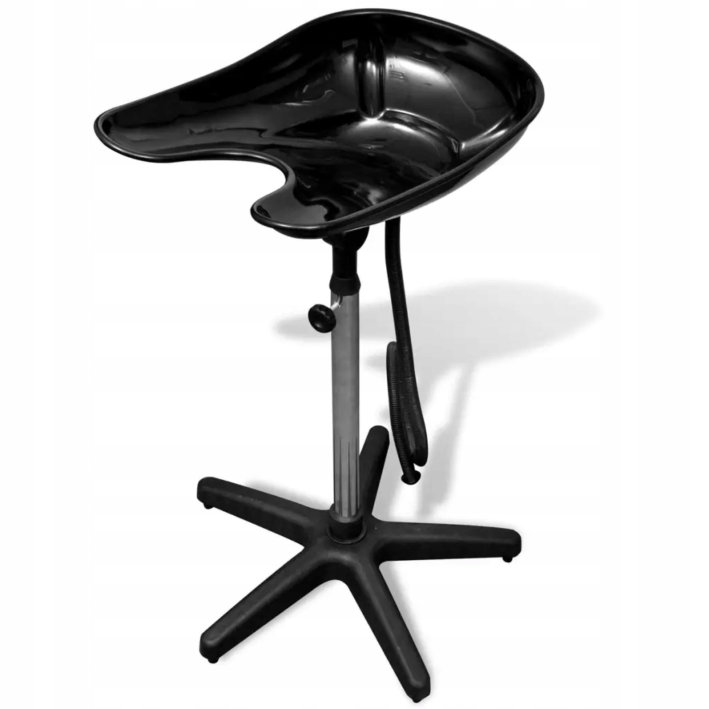 Černá kadeřnický mycí box