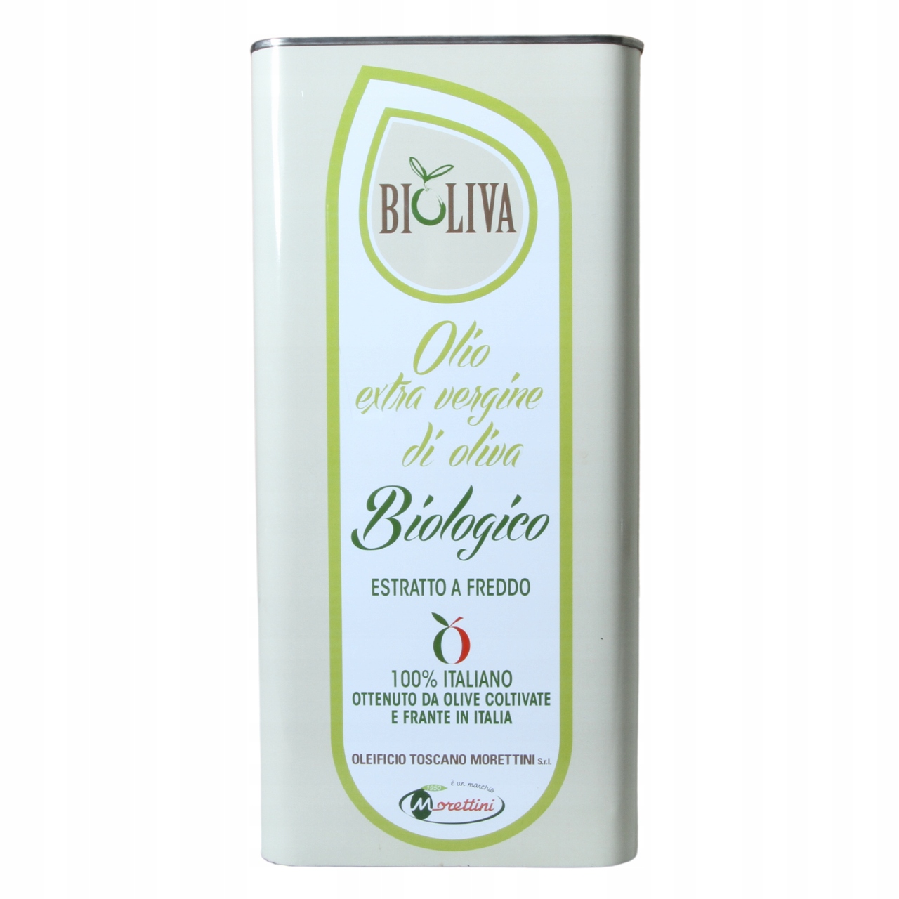 Morettini Bioliva Extra Vergine Puszka 5L 100% Italiano Włochy Toskania