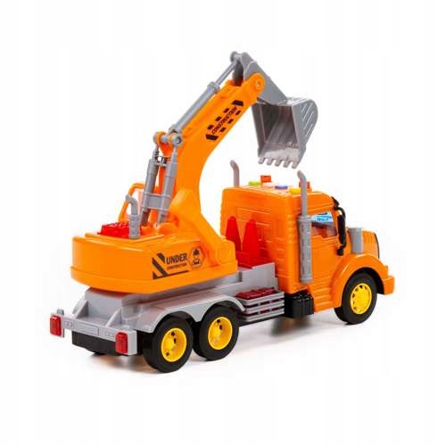 SAMOCHÓD KOPARKA ŚWIATŁO DŹWIĘK POLESIE 86457 Wiek dziecka 3 lata +